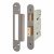 Architectural Bolt Through Bathroom Lock - 78mm Case - 57mm Backset - Radius - Black Nickel