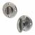 Bathroom Turn & Release - 41mm Diameter - Pewter - Pair