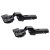 CLIP Top Soft Close Cabinet Hinge - 110° - Half Overlay - Black Onyx - Pair