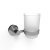 Style Tumbler and Holder - 135 x 125 x 85mm - Polished Chrome