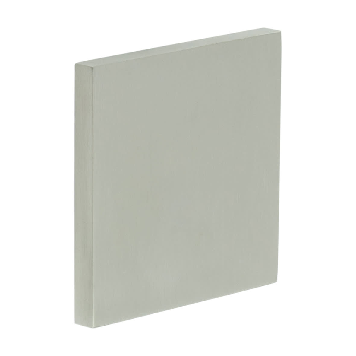 Square Escutcheon - 54 x 54mm - Blank - Satin Stainless Steel