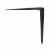 London Pattern Shelf Bracket - 350 x 300mm - Black