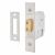 2177 3 Lever Deadlock - 65mm Case - 44.5mm Backset - Satin Stainless Steel