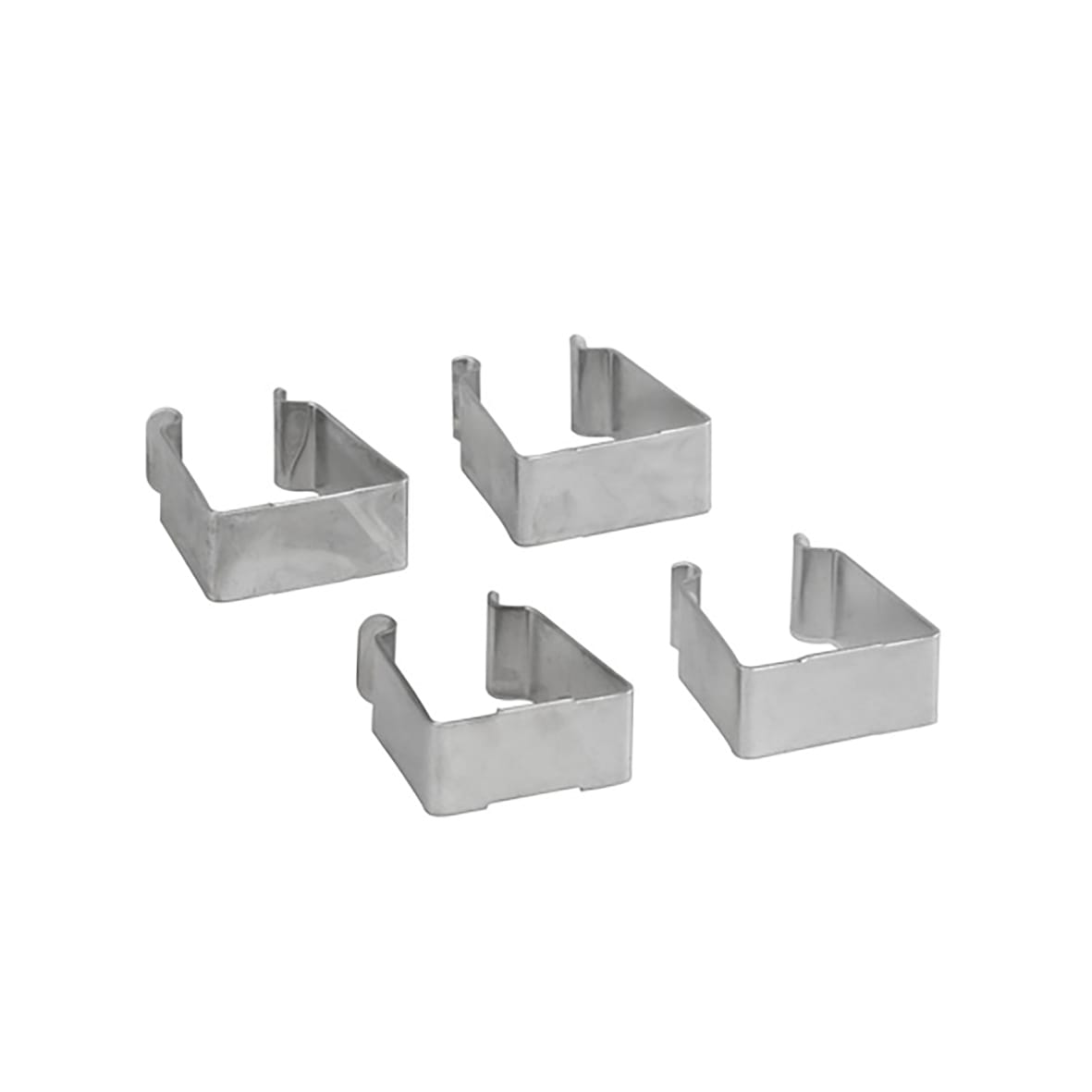 Drawer Basket Tower - Frame Side Clips - Platinum - Pack of 4