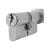 10 Pin 64mm Euro Thumbturn Cylinder - 32mm Turn + 32mm - Satin Chrome - Keyed Alike