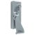 Outside Access Device with Cylinder - Lift Pad - Silver
