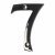 76mm Screw Fix Door Numeral - 7 - Black Nickel