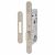 Heavy Duty Euro Deadlock - 90mm Case - 60mm Backset - Radius - Satin Stainless Steel