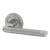 Polished/Satin Chrome Door Handles on Round Rose - Belmonte Range