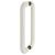 Diamond White Nylon D-Bar Door Pull Handles - Back to Back - 425mm c/c