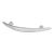Kiss 2 Curved T-Bar Cabinet Pull Handle - 64mm Centres - Matt Chrome