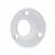25mm Tube Hanging Rail End Socket - White - Pack of 2