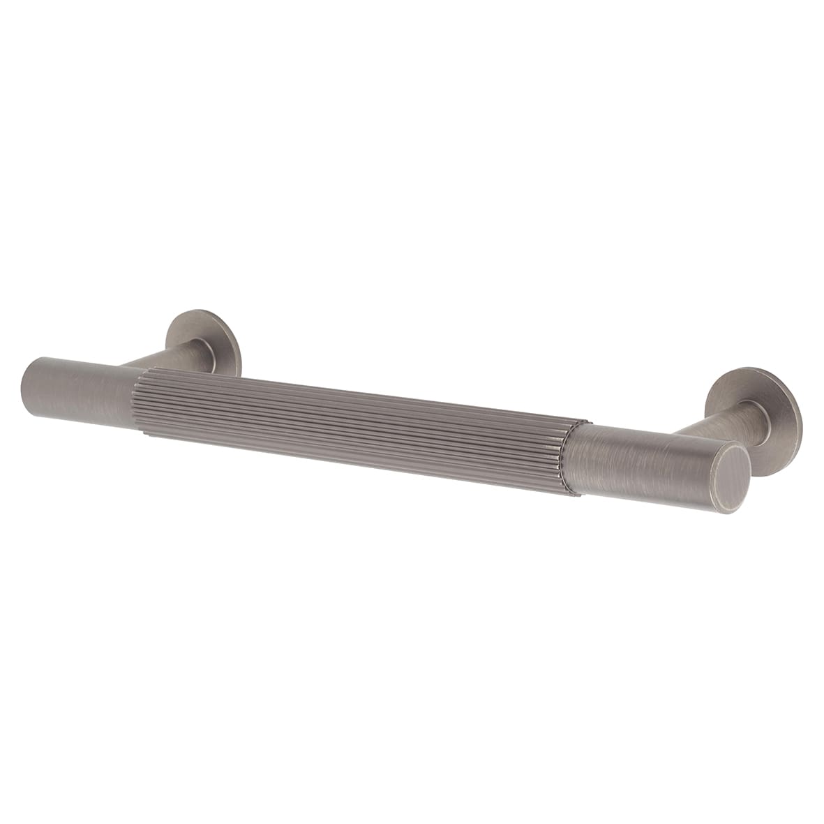 12.5mm Lines T-Bar Cabinet Pull Handle - 128mm Centres - Anthracite Grey