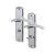 Marcus Polished Chrome Bathroom Door Handles - Centaur Range - 189 x 48mm