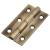Solid Drawn Butt Cabinet Hinge - 50 x 28 x 1.45mm - Antique Brass - Pair