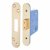 Architectural 5 Lever Deadlock - 78mm Case - 57mm Backset - Radius - PVD Brass