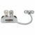 Pro-5 Key-Locking Retro Style Cable Window Restrictor - Chrome