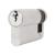 5 Pin 51mm Euro Single Cylinder - 40 + 11mm - Polished Nickel - Keyed to Differ