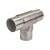 3 Way Equal Tee - 316 Brushed Satin Stainless Steel