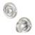 Bathroom Turn & Release - 43mm Diameter - Satin Chrome