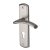 Marcus Satin Nickel Euro Lock Door Handles - Centaur Range - 189 x 48mm
