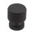 Piccadilly Knurled Round Cabinet Knob - 30mm Diameter - Dark Bronze