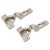 CLIP Cabinet Hinge - 100° - Sprung - Inset - Zinc Plated - Pair
