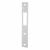 Euro Profile Hook Deadbolt Trim Strike - 163 x 25mm - Satin Anodised Aluminium