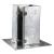 Bolt Down Fence Post Shoe - Bolt Secure - 50 x 50mm - Galvanised