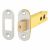 8mm Bolt Through Tubular Bathroom Deadbolt - 103mm Case - 82mm Backset - Radius - Satin Stainless