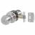Satin Stainless Steel Bala Hotel Passage Mortice Door Knobset - 65mm Rose Diameter