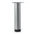 Round Adjustable Cabinet Furniture Leg - 32 x 200mm - Silver Grey