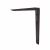 Aluminium Shelf Bracket - 200 x 250mm - Black