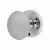 Polished Chrome Solid Brass Round Mortice Door Knob - 58mm Rose Diameter