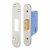 Architectural 5 Lever Deadlock - 65mm Case - 44mm Backset - Radius - Satin Stainless Steel