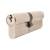 1 Star 6 Pin Kitemarked 105mm Euro Double Cylinder - 45 + 60mm - Pol Nickel - Keyed to Differ