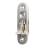 Weekes Sash Window Stop - 70 x 19mm - Radius End - Satin Nickel