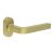 Satin Brass uPVC Multipoint Door Handles on Oval Rose - CR-104 Range