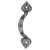 Gothic D-Bar Cabinet Pull Handle - 71mm Centres - Pewter