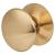 Spun Round Cabinet Knob - 32mm Diameter - Polished Brass