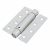 Adjustable Self Closing Fire Door Spring Hinge - 102 x 76 x 3mm - Polished Chrome - Pack of 3