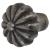 Flower Round Cabinet Knob - 30mm Diameter - Pewter Effect