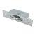 Square Ball Bearing Sash Window Pulley - 44mm Curved Metal Wheel - Polished Chrome