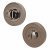 Bathroom Turn & Release - 52mm Diameter - Black Nickel