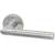 Polished/Satin Chrome Door Handles on Round Rose - Mercury Range