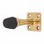 Square Base Projection Door Stop - 70mm Projection - Polished Brass