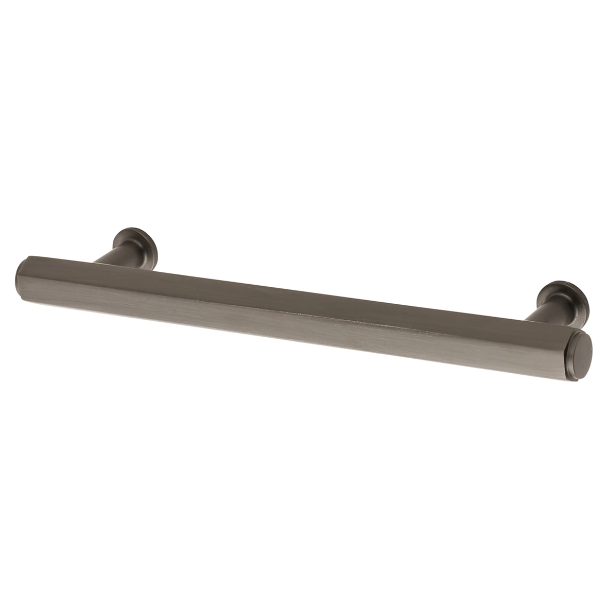 Vesper Hex 14mm T-Bar Cabinet Pull Handle - 128mm Centres - Dark Bronze