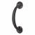 Victorian Antique Black Iron Bow Door Pull Handle - Screw Fix - 190 x 33mm