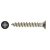 Pozi Continuous / Piano Hinge Wood Screws - 3.0 x 15mm - WIROX Zinc Plated - Pack of 1000