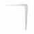 London Pattern Shelf Bracket - 250 x 200mm - White
